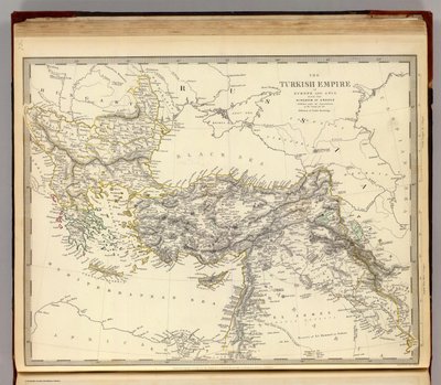 Het Turkse Rijk in Europa en Azië met het Koninkrijk Griekenland door Society for the Diffusion of Useful Knowledge